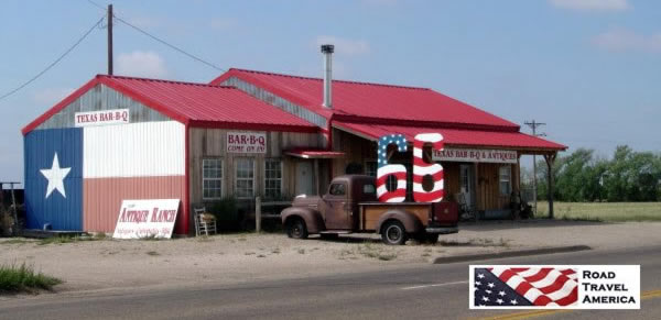 Texas Bar-B-Q, in Adrian, Texas, on Historic Route 66